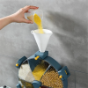 Карусель для зерен настінна з обертанням 360° Kitchen Storage Box 6-in-1 кухонний набір для круп із кріпленням