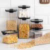 Набор контейнеров для хранения сыпучих продуктов Food Storage Container, 6 шт., герметичные пластиковые ёмкости с крышками