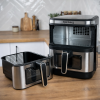Аерогриль Rainberg RB 2331 4800W з двома чашами 7,5+7,5 л сенсорне керування