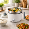 Рисоварка електрична 18см 3,2літра 1200w RD-0407 Біла