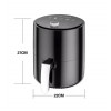 Мультипіч аерогриль аерофритюрниця Air Fryer з антипригарним покриттям 3.2L