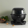 Smart-аерогриль Zepline ZP-140, аерофритюр 10 л, 4000 Вт, 18 програм, сенсорне керування, чорний Сірий