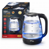 Стеклянный электрочайник с LED подсветкой Zepline ZP-991 (2.0 л, 2200 Вт) - Прозрачный чайник с автоотключением