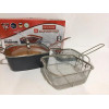 Сковорідка-фритюрниця квадратна з кришкою TOP KITCHEN BN-8001