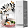 Набір приладдя для кухні 12 предметів Kitchen Set, RD-1204 Кухонний набір у склянці Чорний