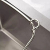 Ситечко з кріпленням на раковину D5601 , Білий / Ситечко для кухонного миття / Одноразовий сітчастий фільтр для кухонної раковини