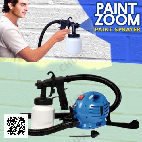 Краскораспылитель Профессиональный Paint Zoom (Пейнт зум), краскопульт электрический, распылитель краски