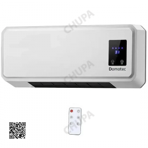 Тепловентилятор-дуйка з пультом керування Domotec MS 5962 Настінний нагрівач для дому 2000 Вт