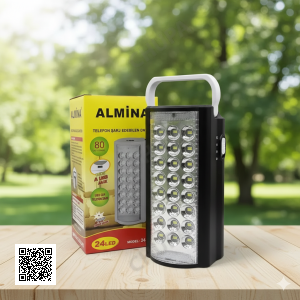 Ліхтар Лампа Almina Переносний Світлодіодний LED з Повербанком