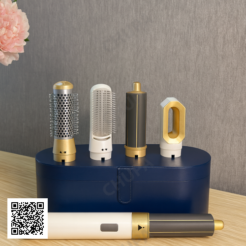 Стайлер 5в1 HAIR BRUSH Styler + Коробка Чехол Белый с функциями придания объема, выпрямления