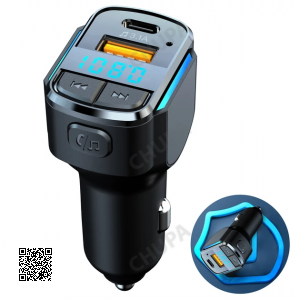 FM-трансмітер Inspire C34 MP3 25 W 12-24 V Black (FM-C34)