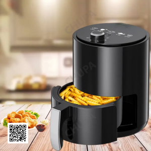 Безоливна фритюрниця зі знімною чашею Air Fryer BW-3011 Аерофритюрниця без олії з таймером і чашею 3.2 л