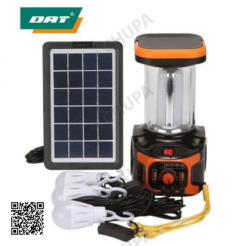 Портативна автономна сонячна система Solar Light AT-9016 похідний переносний ліхтар із функцією павербанк