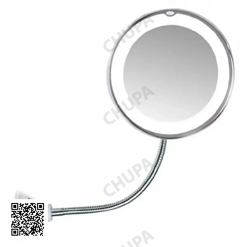 Дзеркало з LED-підсвіткою ULTRA FLEXIBLE MIRROR зі збільшенням 5X. Гнучке дзеркало для макіяжу
