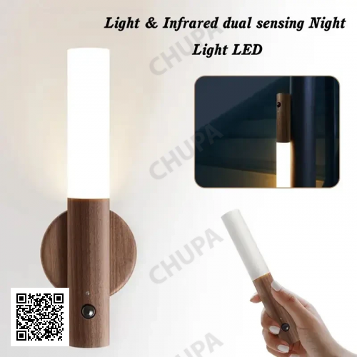 Лампа, світильник LED з датчиком руху та вбудованим акумулятором на 500Mah Induction lamp