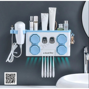 Підставка для зубних щіток/MULTIFUNTIONAL TOOTHBRUSH RACK ART-0367