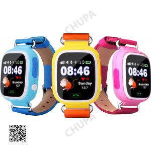 Смарт-часы детские UWatch Q90 GPS контроль звонки сообщения SOS Wi-Fi