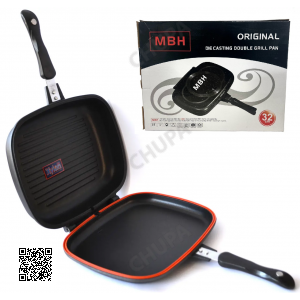 Двойная сковорода-гриль Double Grill Pan 32 см.
