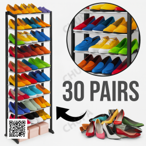 УЦІНКА! Полиця для взуття на 30 пар Amazing Shoe Rack (Плохе паковання 3299)