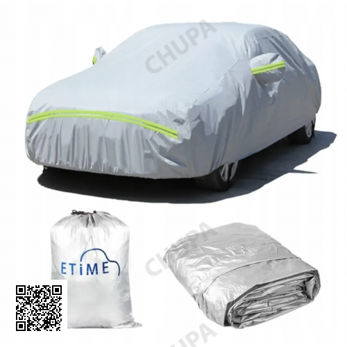 Автомобильная накидка от дождя и пыли, XXL 580х175х120см / Защитный чехол на седан / Защитный тент на машину
