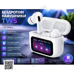 Бездротові навушники Bluetooth Hoco EW72 TWS із сенсорним екраном 26X-29