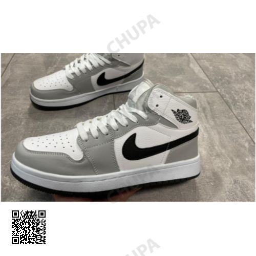 Кросівки чоловічі Nike Air Jordan, натуральна шкіра,сірі