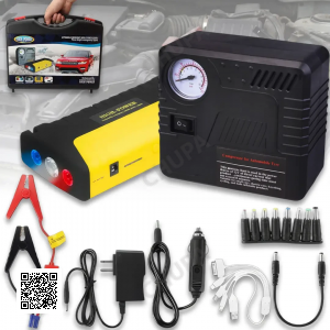 Автомобільний пускозарядний пристрій із компресором JUMPSTARTER TM15 PUMP 50800 мА·год