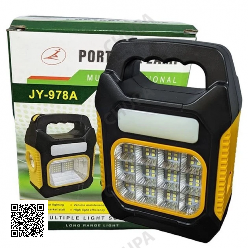Ліхтар світлодіодний прожектор JY-978D-LED+12COB, Ліхтар аварійний світлодіодний акумуляторний