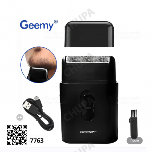Geemy Mini аккумуляторная бритва для волос на лице geemy GM7763
