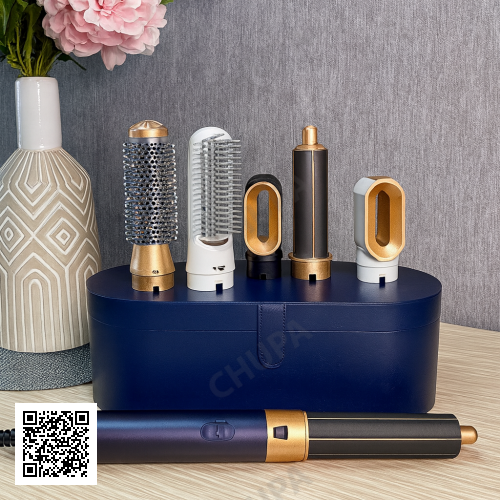 Стайлер 5 в 1 HAIR – мультистайлер с 5 насадками для укладки, Синий выпрямления и объёма волос