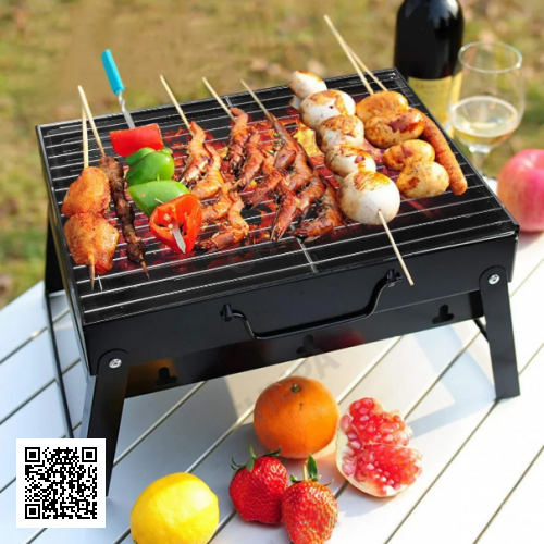 Складаний барбекю гриль портативний мангал BBQ Grill Portable — жароміцний Найкраща ціна!
