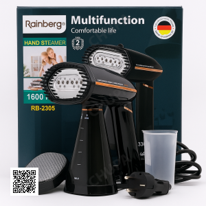 Отпариватель вертикальный для одежды Rainberg RB-2305 1600 Вт Пароочиститель для штор и постельного белья