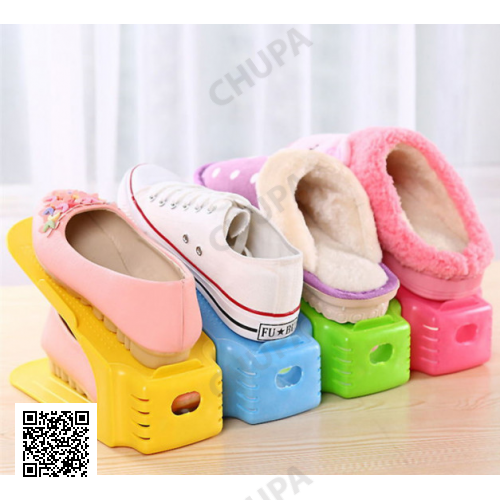 4 в 1 Двойные подставки для обуви Double Shoe Racks LY-500, органайзеры для обувы - Комплект 4 шт