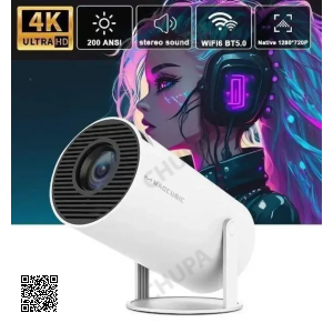Мультимедійний портативний мініпроєктор Magcubic HY300 Android 12 З підтримкою Wi-Fi Bluetooth 4K UHD
