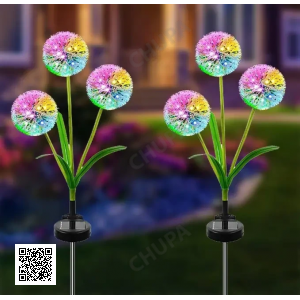 Садовий ліхтар на сонячній батареї Кульбаби Dandelion Garden Lights
