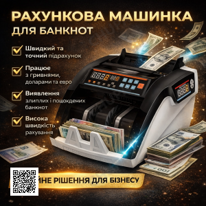 Лічило для купюр із функцією автоматичного підрахунку та детекції 206