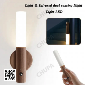 Лампа, світильник LED з датчиком руху та вбудованим акумулятором на 500Mah Induction lamp