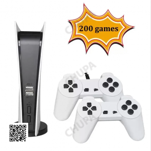 Игровая консоль ретро приставка для телевизора Dendy Game Station GS5 200 игр 8 Bit