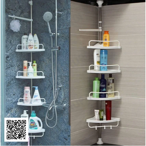 Кутова полиця для ванної кімнати Multi Corner Shelf Стійка Стелаж