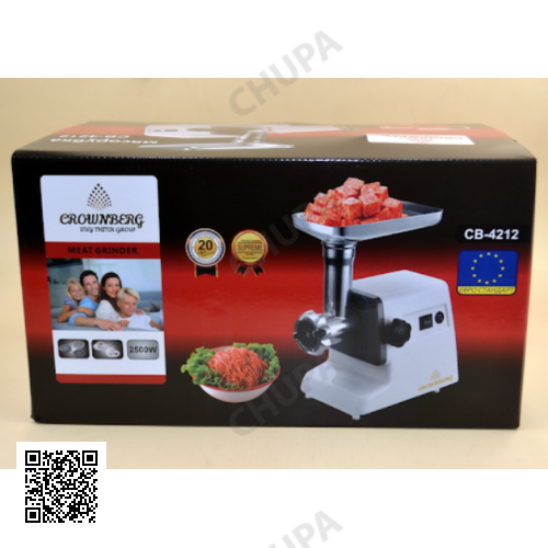 Электрическая мясорубка с Соковыжималкой Crownberg CB-4212 2500 Вт