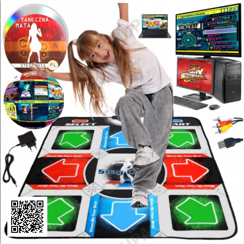 Танцювальний килимок usb для ПК комп'ютера PC Dance mat Dance Pad покращений з CD