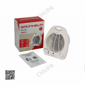 Тепловентилятор спіральний GRUNHELM FH-03 2000 Вт.