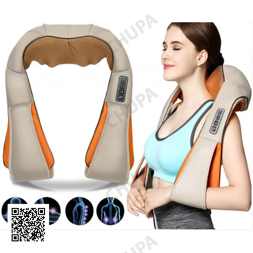 Роликовий масажер для спини та шиї Massager of Neck Kneading
