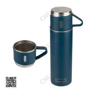 Термос вакуумный с чашкой CUP 925 500мл Подарочный набор