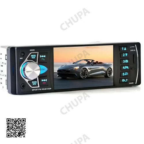 Автомагнитола с HD дисплеем 4.1" на Android MP5 4022D Магнитола для авто с дисплеем