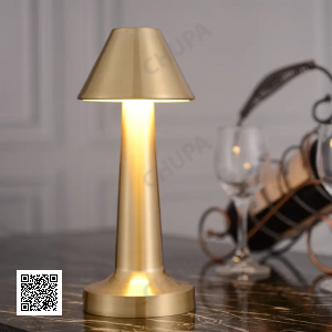 Настольная лампа металлическая с аккумулятором Table Lamp Настольная сенсорная LED лампа