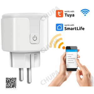 Розумна WiFi-розетка 16 А, Smart 3680 Вт/Ракетка з керуванням через телефон/Інтелектуальна розетка