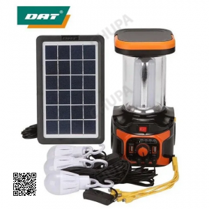 Портативная автономная солнечная система Solar Light AT-9016 походный переносной фонарь с функцией павербанк