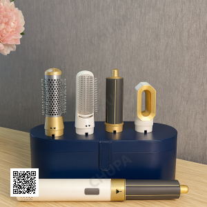 Стайлер 5в1 HAIR BRUSH Styler + Коробка Чохол Білий з функціями надання об'єму, випрямлення