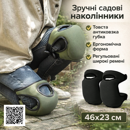 Противоскользящие наколенники / Наколенники для сада, волейбола,строительных и ремонтых работ / Универсальные NS-21